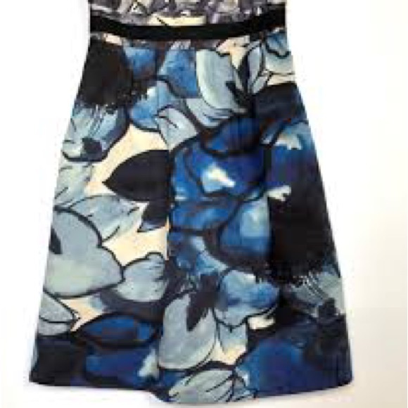 Anthropologie Moulinette Soeurs Watercolor Indigo Garden Summer Wedding … - Picture 9 of 15